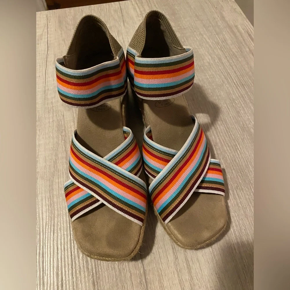 Impo Nayeli stretch wedge sandals